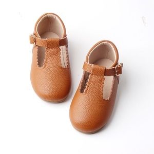 BROWN T-BAR SHOES | OXFORD KIDS STYLE